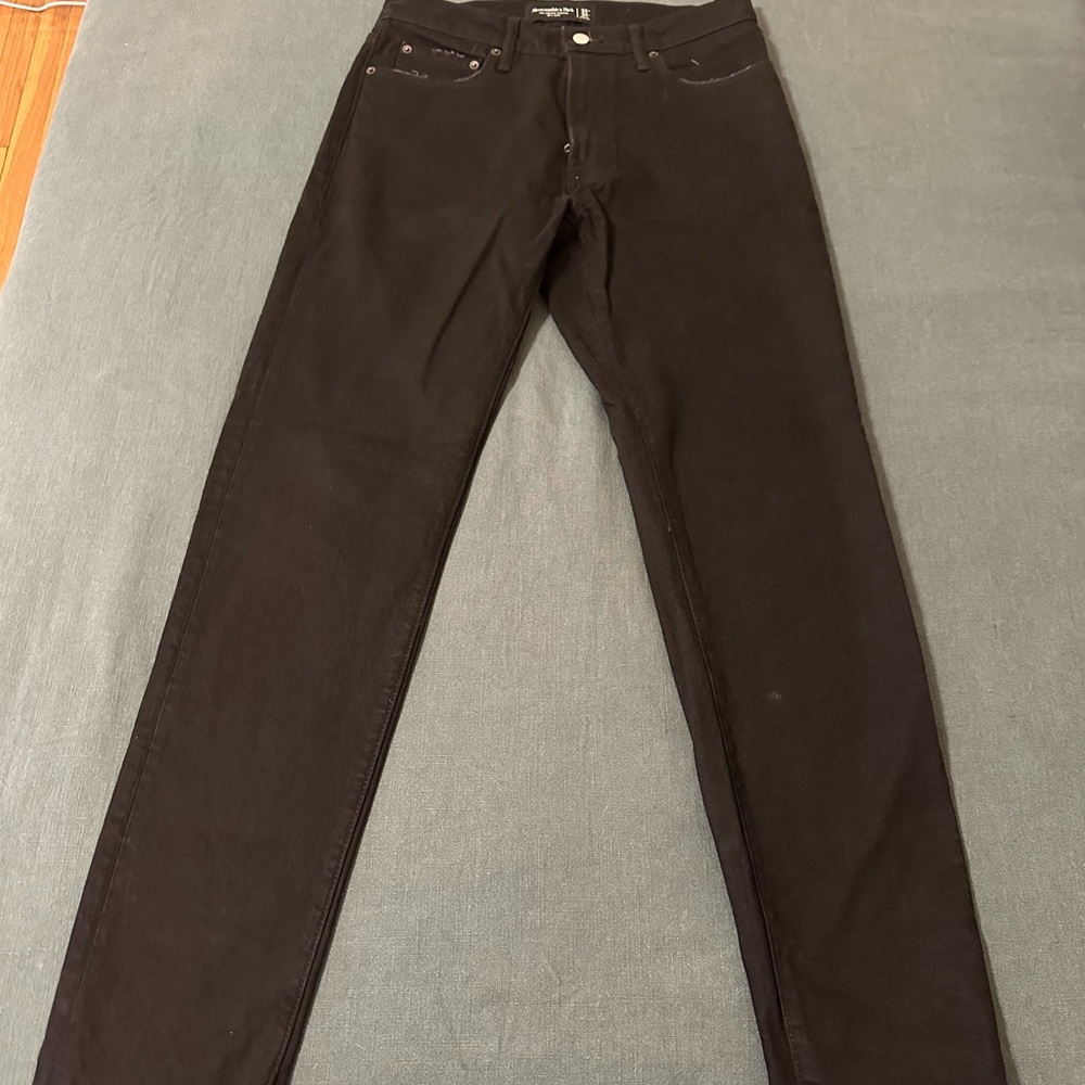 Abercrombie & Fitch Men's black Jean